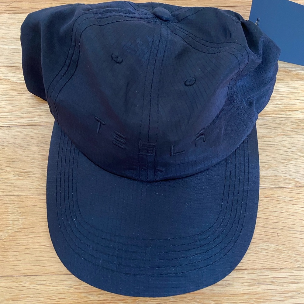 Tesla Black Model S Hat New With Tag